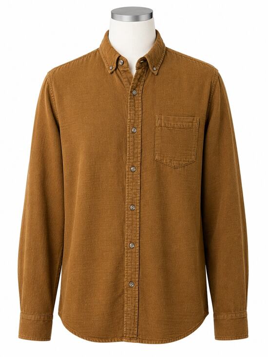 Banana Republic Other - Banana Republic Brown Cotton Button Down Shirt - Standard Fit - Size L